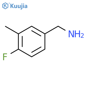 4-Fluoro-3-methylbenzylamine structure