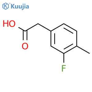 2-(3-fluoro-4-methylphenyl)acetic acid structure