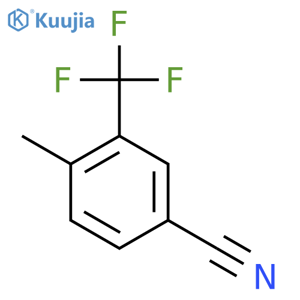 4-Methyl-3-(trifluoromethyl)benzonitrile structure