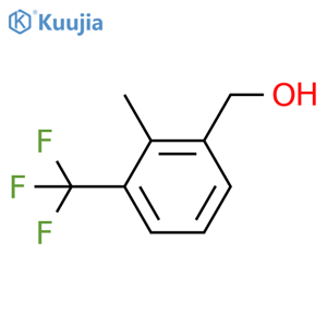 2-Methyl-3-(trifluoromethyl)phenylmethanol structure