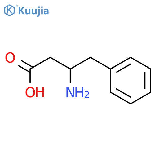 (S)-3-Amino-4-phenylbutanoic acid structure