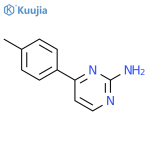 4-(4-methylphenyl)pyrimidin-2-amine structure