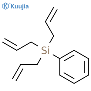 Benzene,(tri-2-propen-1-ylsilyl)- structure