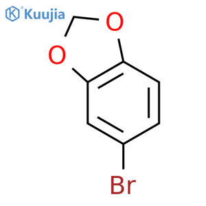 4-Bromo-1,2-methylenedioxybenzene structure