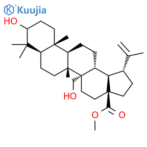 3,27-Dihydroxy-20(29)-lupen-28-oic acid methyl ester structure