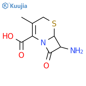 7-amino-3-methyl-8-oxo-5-thia-1-azabicyclo4.2.0oct-2-ene-2-carboxylic acid structure