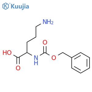 N2-Benzyloxycarbonyl-L-ornithine structure