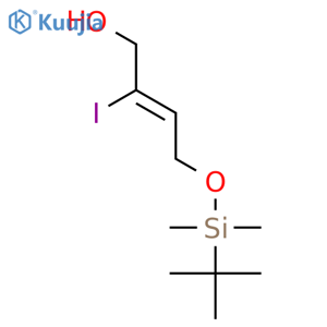 2-Buten-1-ol, 4-[[(1,1-dimethylethyl)dimethylsilyl]oxy]-2-iodo-, (2Z)- structure