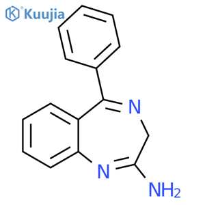 3H-1,4-Benzodiazepin-2-amine, 5-phenyl- structure