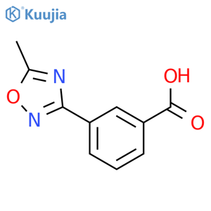 3-(5-Methyl-1,2,4-oxadiazol-3-yl)benzoic acid structure