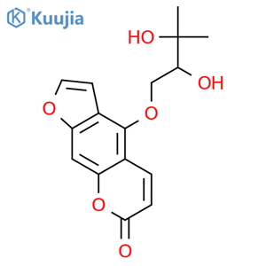 Oxypeucedanin hydrate structure