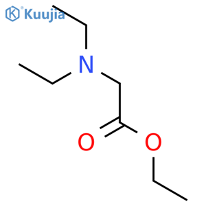 Glycine, N,N-diethyl-,ethyl ester structure