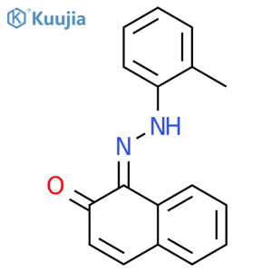 1-o-Tolueneazo-2-naphthol structure