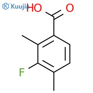 3-fluoro-2,4-dimethylbenzoic acid structure