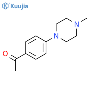 1-4-(4-Methylpiperazino)phenyl-1-ethanone structure