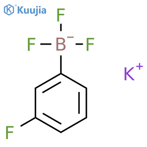 Potassium 3-fluorophenyltrifluoroborate structure