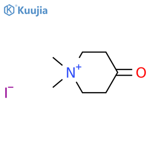 1,1-Dimethyl-4-oxopiperidin-1-ium iodide structure