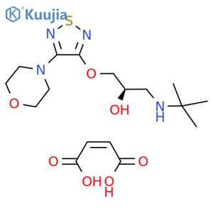 (R)-(+)-Timolol Maleate structure