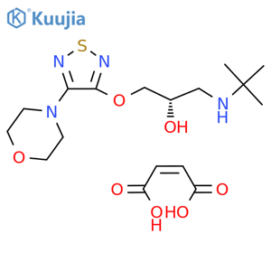 (S)-Timolol Maleate structure