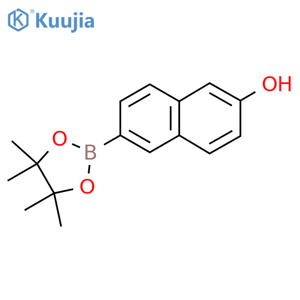 6-(4,4,5,5-Tetramethyl-1,3,2-dioxaborolan-2-yl)naphthalen-2-ol structure