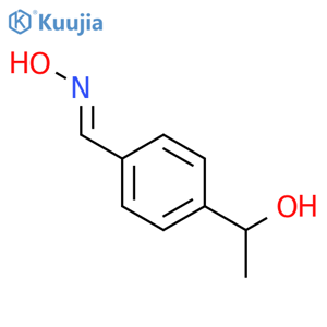 Benzaldehyde,4-(1-hydroxyethyl)-, oxime structure