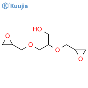 1,3-bis(oxiran-2-ylmethoxy)propan-2-ol structure