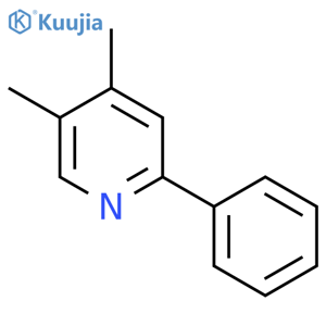 Pyridine,4,5-dimethyl-2-phenyl- structure