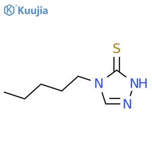 4-pentyl-4H-1,2,4-triazole-3-thiol structure