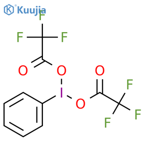 Bis(trifluoroacetoxy)iodobenzene structure