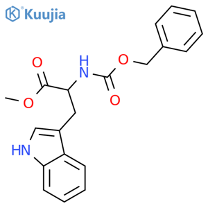 (S)-Methyl 2-(((benzyloxy)carbonyl)amino)-3-(1H-indol-3-yl)propanoate structure