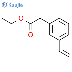 ethyl 2-(3-vinylphenyl)acetate structure