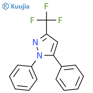 1H-Pyrazole,1,5-diphenyl-3-(trifluoromethyl)- structure