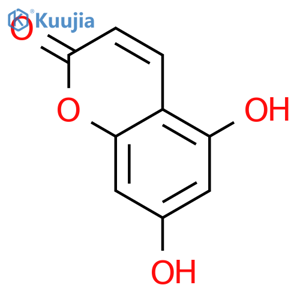 5,7-Dihydroxycoumarin structure