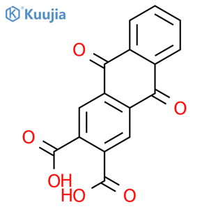 2,3-Anthraquinonedicarboxylic Acid structure