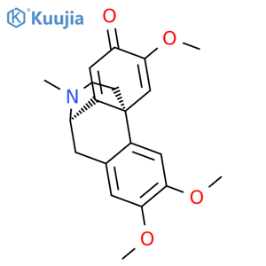 Morphinan-7-one,5,6,8,14-tetradehydro-2,3,6-trimethoxy-17-methyl-, (9a,13a)- structure