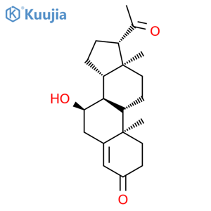 Pregn-4-ene-3,20-dione,7-hydroxy-, (7a)-(9CI) structure