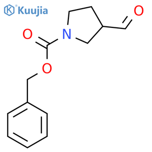 Benzyl 3-formylpyrrolidine-1-carboxylate structure