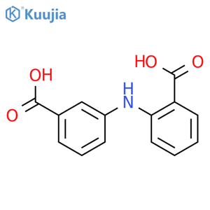 2-((3-Carboxyphenyl)amino)benzoic acid structure