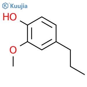 2-Methoxy-4-propylphenol structure