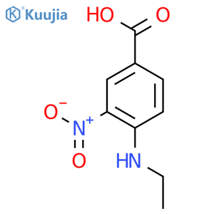 4-(Ethylamino)-3-nitrobenzoic acid structure