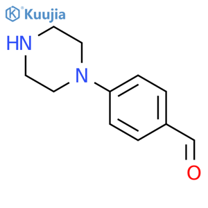 4-(piperazin-1-yl)benzaldehyde structure