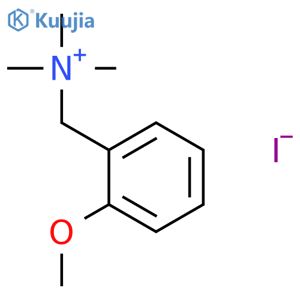 Benzenemethanaminium,2-methoxy-N,N,N-trimethyl-, iodide (1:1) structure