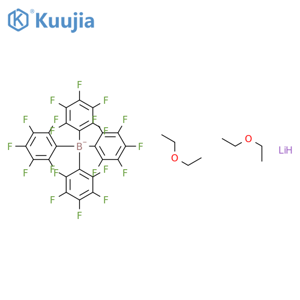 Borate(1-),tetrakis(pentafluorophenyl)-, lithium (1:1) structure