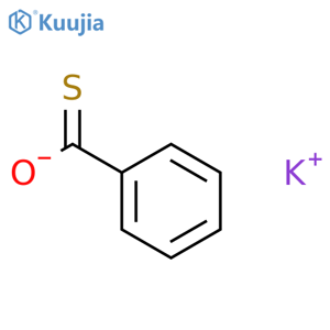 Benzenecarbothioic acid, potassium salt structure