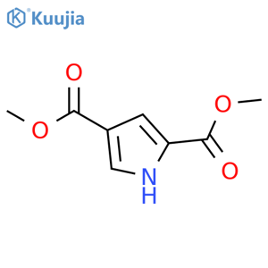 Dimethyl 1H-pyrrole-2,4-dicarboxylate structure