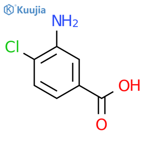 3-Amino-4-chlorobenzoic acid structure