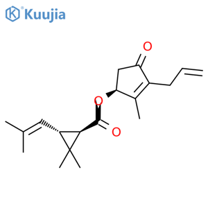 (+)-trans-Allethrin (may contain up to 10% cis isomer) structure