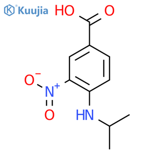 4-(Isopropylamino)-3-nitrobenzoic acid structure