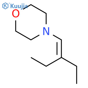 Morpholine,4-(2-ethyl-1-buten-1-yl)- structure