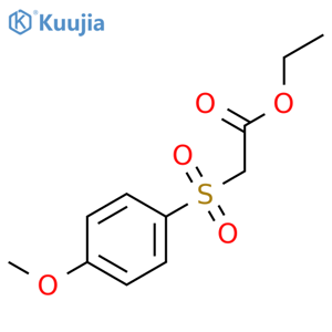 Ethyl 2-(4-methoxyphenyl)sulfonylacetate structure